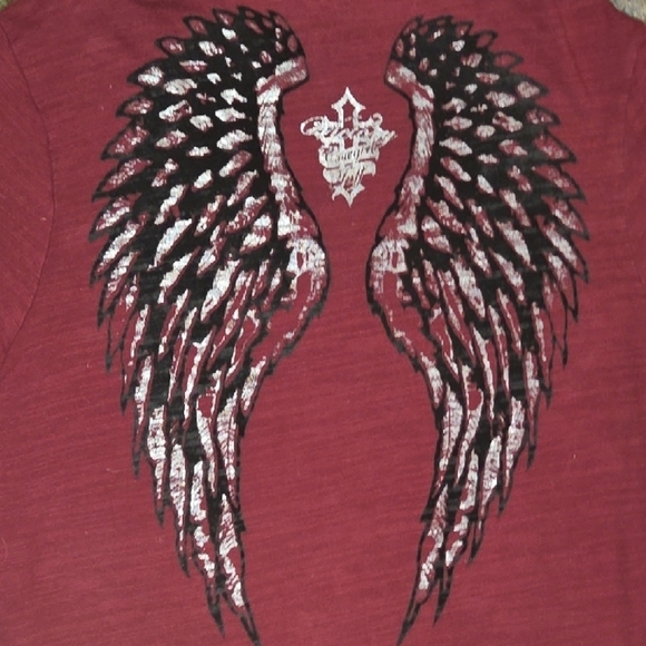 ❗️Edgy Cowgirl Tuff XL Maroon Cotton Zip Up Jacket GIFT READY❗️ - Picture 6 of 6